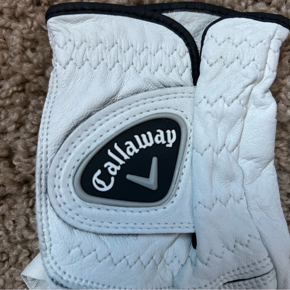 Women’s White Callaway Left Hand Golf Glove Size Small |G8